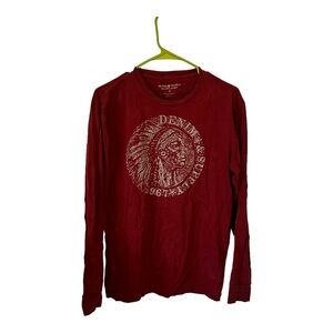Ralph Lauren Small Red full-sleeve Shirt with cool Native American graphic.